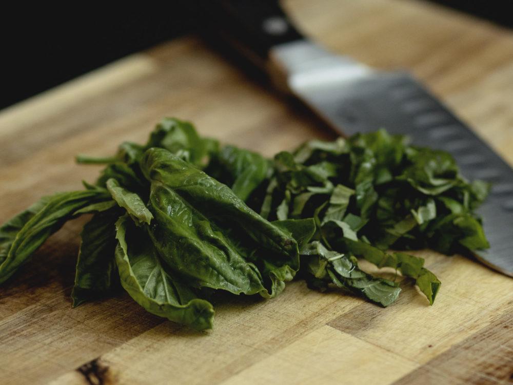 What is chiffonade?