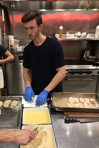 Sam cooking